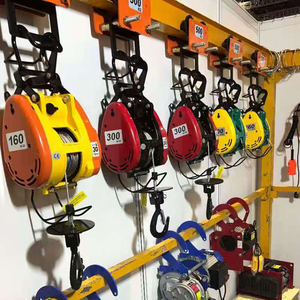 <span class=keywords><strong>Mini</strong></span> grue en acier électrique 220V petit palan de levage nouvelle Suspension à câble métallique simple Double trou chaîne Type de fronde livraison gratuite - Product Image 6