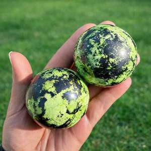 Esferas de Ópalo Verde Natural al por Mayor, Bolas de Cristal Curativas Talladas a Mano para Regalo y Decoración del Hogar, Adornos de Piedras Preciosas de Moda - Product Image 1