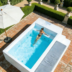 Piscina exterior, diseño de piscina al aire libre, carcasa de fibra de vidrio en venta, piscina rectangular de fibra de vidrio, jacuzzi prefabricado para el hogar, para verano - Product Image 4
