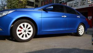 Emballage vinylique <span class=keywords><strong>mat</strong></span> métallique <span class=keywords><strong>bleu</strong></span> de haute qualité, sans bulles d'air, pour couverture/revêtement de voiture, autocollant - Product Image 4