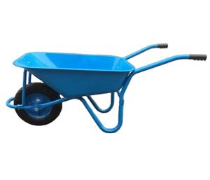 รถเข็นล้อเดียวสำหรับใช้ในงานก่อสร้างสำหรับงานหนักถาด WB5009ชุบสังกะสีพร้อมเหล็กและพลาสติกแข็งสำหรับตลาดแอฟริกาและรัสเซีย - Product Image 4