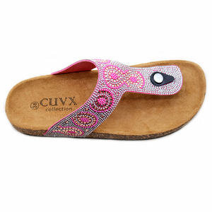 Sandales ou pantoufles pour femmes de haute qualité, élégantes, plates, confortables, respirantes, scintillantes, à bout ouvert et légères - Product Image 6