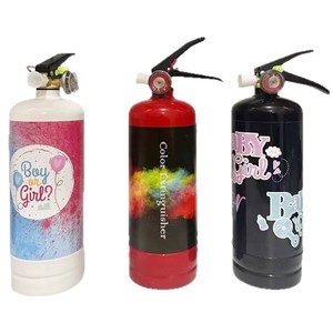 250g Lanceur de confettis révélateur de sexe en amidon de maïs, direct usine, design <span class=keywords><strong>extincteur</strong></span>, non toxique, pour fêtes - Product Image 1