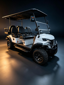 Carrito de Golf Eléctrico de 6 Plazas de Alta Calidad con Certificación CE, Vehículo de Patrulla Todoterreno, Buggy de Golf para Carreteras No Públicas - Product Image 1