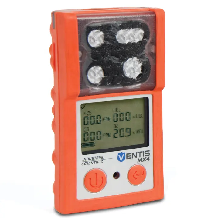 INDUSTRIAL SCIENTIFIC Gas Detectors Portable Ventis MX4 MULTI-GAS DETECTOR TAKES
