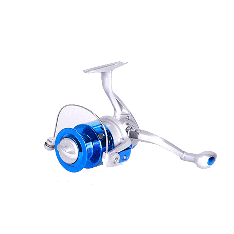 デジタルフィッシングリール ホワイト/ブルー WEIHE工場卸売 1000-7000 メタルボディ釣り用リール 海水スピニング