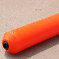 Cylindre en plastique flottant pour ponton, flotteur de corde, partie de barrière marine, tuyau inclus, barrière flottante marine