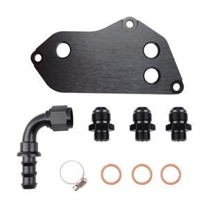 Adaptador de Placa Sándwich para Enfriador de Aceite Billet para BMW F30 F31 F32 N20 N26 316i 320i 328i FDJ-222-BK - Product Image 1