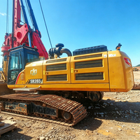 Foreuse rotative d'occasion Sany SR285, diamètre de forage 2300 mm, diesel, couple élevé, pour fondations de pieux dans roche dure, seconde main