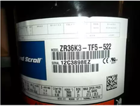 ZR36K3-TF5-522 COMPRESSEUR 36000 BTUs 3TR 220/3 V Réfrigération Scroll pour R22 GAS R407C