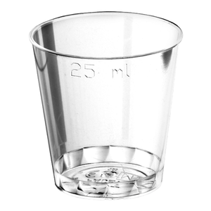 Wholesale Premium Disposable 25ml Clear Disposable Plastic PET Cup Mini Transparent Plastic Cup for Party - Product Image 1