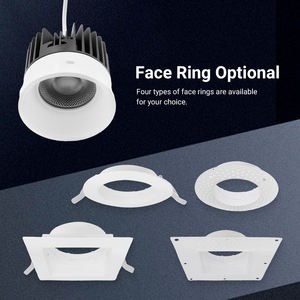 Plafonnier encastré commercial sans cadre homologué ETL, LED 4 pouces 15W IP54 étanche, dimmable, 5CCT, <span class=keywords><strong>spot</strong></span> sans cadre, emplacement humide - Product Image 5