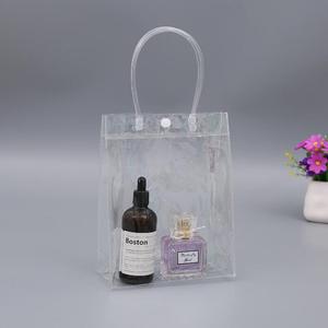 Sıcak satış biyobozunur Özelleştirilmiş Su Geçirmez tote Baskılı Özel şeffaf <span class=keywords><strong>pvc</strong></span> alışveriş baskılı gıda plastik paket - Product Image 3