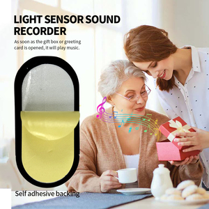 Có thể thay thế di động pin mini nút duy nhất âm thanh chip âm nhạc mô-đun 600S thiệp chúc mừng đồ chơi Loa Quà Tặng - Product Image 4