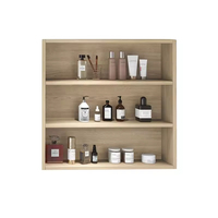 Kustom Modern sederhana desain Hotel grosir mewah gratis berdiri kamar mandi Vanity dengan kabinet kamar mandi kabinet obat