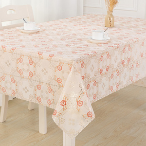 Beautiful Flower Printed Lace <strong>Table</strong> <strong>Cloth</strong> for Home <strong>Decorative</strong> - Product Image 2