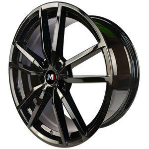 17 18 19인치 알루미늄 합금 휠 캐스팅 5x112 5스포크 신형 골프 R 프레토리아 스타일 글로스 블랙 차량 부품 자동차 부품 - Product Image 4