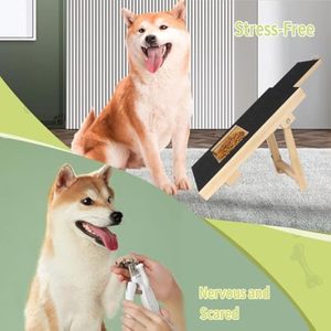 Adjustable Natural Dog Nail <strong>Scratch</strong> Board Pet Toy <strong>Cat</strong> <strong>Scratch</strong> Board Bamboo Dog <strong>Scratch</strong> Pad for Nails with Hidden Treat <strong>Box</strong> - Product Image 2