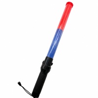 Bâton de signalisation LED clignotant de 54 cm, rechargeable, pour le contrôle du trafic