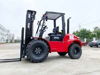Forklift Medan Berat 3.5 Ton Diesel Full Free Forklift Dengan Sertifikasi CE Laris di Cina
