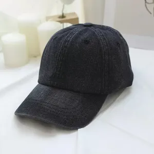 Headwear Vintage Adjustable Custom Designer Jeans Denim Caps Logo Baseball Hat For Men Women