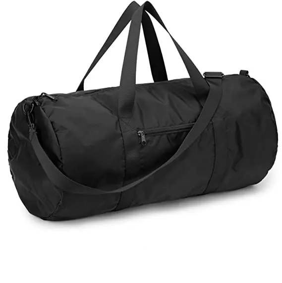 Маленькая спортивная сумка, складной мешок для спортзала 20 дюймов для мужчин и женщин, легкая спортивная сумка с внутренним карманом для путешествий и занятий спортом