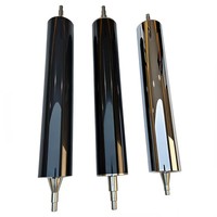 Rouleau en composite de fibre de carbone haute performance fabriqué en Chine, rouleau industriel léger, durable et à haute sphéricité