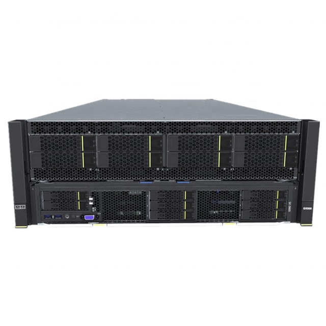 Best Price Hua Wei Super Fusion G5500V5 4U2CH Rack GPU Server with Dual CPUs and 8 GPU Compute Cards Used in Stock