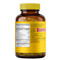 Complément d'huile de poisson Oméga 3 de haute qualité OEM 1200mg pour la santé cardiaque, améliore l'immunité, usage adulte, facile à avaler
