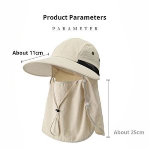 Gorro con Protección Facial y para el Cuello para Mujer, Bloqueador UV para Exteriores - Product Image 2