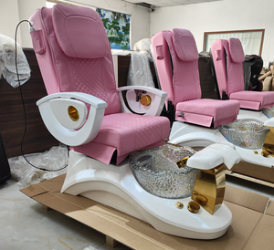เก้าอี้ทำเล็บเท้าสำหรับสปา<span class=keywords><strong>เท้า</strong></span>เก้าอี้นวดทำเล็บ<span class=keywords><strong>เท้า</strong></span>แบบ LED <span class=keywords><strong>ส</strong></span>ีชมพู - Product Image 2