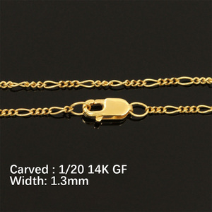 JINAO <span class=keywords><strong>oro</strong></span> pieno di gioielli fabbrica Bijoux donne incontri Versatile durevole all'ingrosso 3 + 1 NK catena 14K pieno d'<span class=keywords><strong>oro</strong></span> - Product Image 5