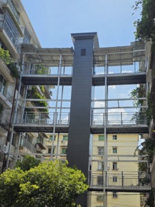 Ascensor Residencial Moderno Bowete <span class=keywords><strong>de</strong></span> Bajo Ruido con Motor AC, 200 kg, para Dos Personas, 2/3 Pisos, Uso en Talleres y Parques, en Venta - Product Image 2