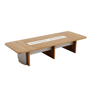 <span class=keywords><strong>Tavolo</strong></span> <span class=keywords><strong>da</strong></span> Conferenza <span class=keywords><strong>da</strong></span> 76 a 480 cm (2,5 a 16 Piedi) per <span class=keywords><strong>4</strong></span>-14 Persone con Gestione Cavi, Ampio Spazio di Archiviazione e Struttura in Acciaio - Product Image 5