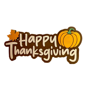 Panneau de Joyeuses Fêtes en Impression 3D Stéréoscopique avec Support, Jouets de Décoration de Bureau Intérieur pour la Récolte d'Automne - Product Image 2
