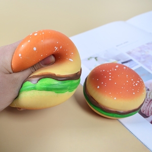 Juguete Antiestrés de Hamburguesa, Bola de Descompresión Suave, Regalo para Niños y Adultos - Product Image 1