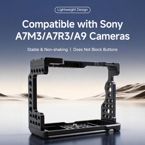 Jaula para Cámara Compatible con <span class=keywords><strong>Sony</strong></span> <span class=keywords><strong>A7III</strong></span>/A7RIII/A9, Compartimento de Batería con Acceso Completo, Estructura Ergonómica - Product Image 2