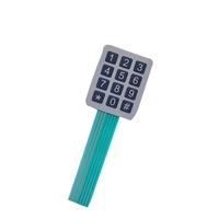 Membrana de impresión de seda hecha a medida, teclado Fanuc, membrana de teclado