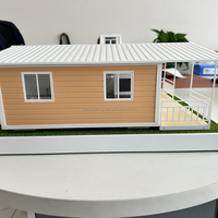Maison de conteneur préfabriquée personnalisée de 20 pieds avec échantillon de modèle de terrasse