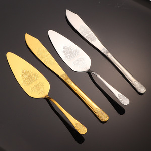 Cake <b>Knife</b> And Spatula Set 4 Pieces Stainless Steel Non Stick For Cake Dessert <b>Bread</b> Pizza - Product Image 2