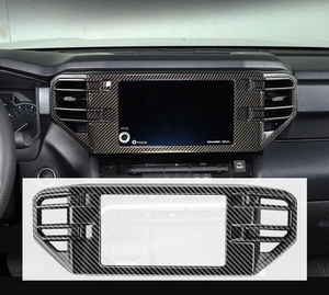 Cadre de garniture de panneau de navigation GPS central SR SR5 de haute qualité pour TOYOTA TUNDRA <span class=keywords><strong>2022</strong></span>+ - Product Image 1