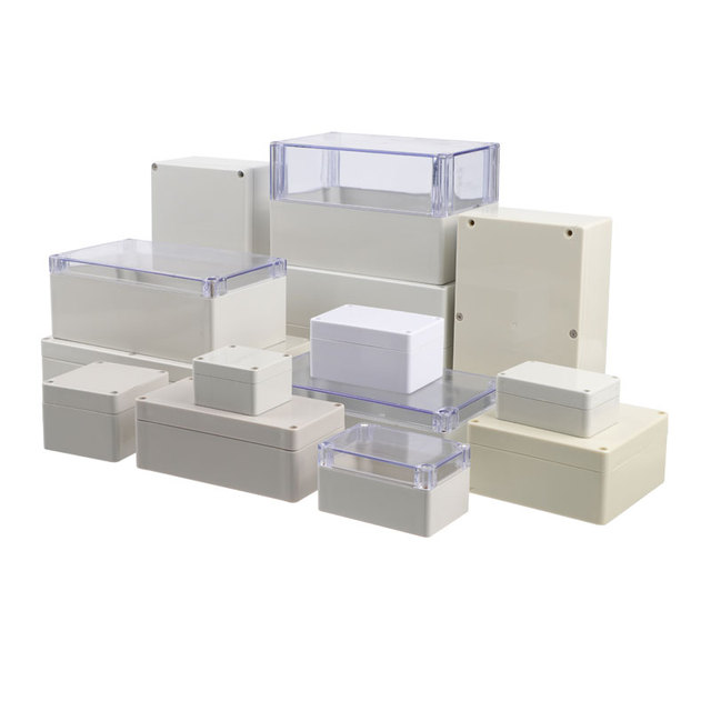 60 Sizes IP65 Abs Plastic Waterproof Enclosure Box Outdoor Weatherproof Electronic Watertight Electrical case Housing