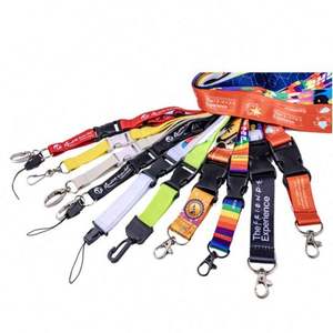 Factory <b>Custom</b> Manufacturer Cheap Lanyard Personalized Lanyards With Logo Webbing Wrist Strap Holder <b>Key</b> <b>Ring</b> Lanyard Keychain - Product Image 5