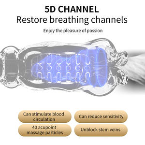 Hete Aanbieding Transparante Silicagel Zuigende Vibrerende Aircraft Cup Masturbator voor Mannelijke Masturbatiemachines - Product Image 6