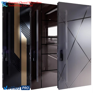 <span class=keywords><strong>Puertas</strong></span> Cortafuego de Acero Inoxidable de Diseño Moderno Turco para Entrada Principal Exterior, <span class=keywords><strong>Blindadas</strong></span> y de Seguridad, Venta al Por Mayor en China - Product Image 1