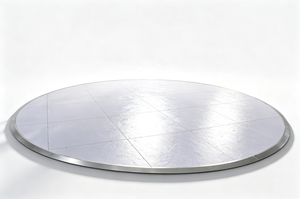 Plancher de danse en contreplaqué brillant blanc miroir RK pour événements/fêtes/mariages/décoration - Product Image 1