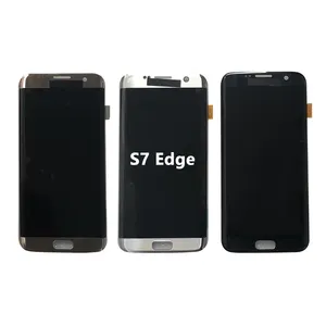 S7 Edge LCD-Bildschirm für Samsung Galaxy S7 Rand G935F SM-G935FD LCD-Display Handy-Touchscreen-Panel Ersatz