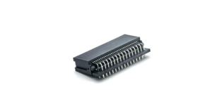 ขั้วต่อ PCI แบบมุมฉาก ระยะห่าง 1.27 มม. วัสดุ LCP พร้อมขาตั้ง ความสูง 13.8 มม. 30 พิน/60 พิน/80 พิน - Product Image 3