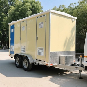 Ducha portátil de lujo, baño móvil, remolques de baño, 3 puestos, remolque de baño, inodoro VIP, precio, orinal con agua - Product Image 5