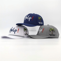Gorra de Béisbol Personalizada al por Mayor de 5 Paneles, Impermeable, Transpirable, con Logotipo Bordado en 3D para Equipos Deportivos